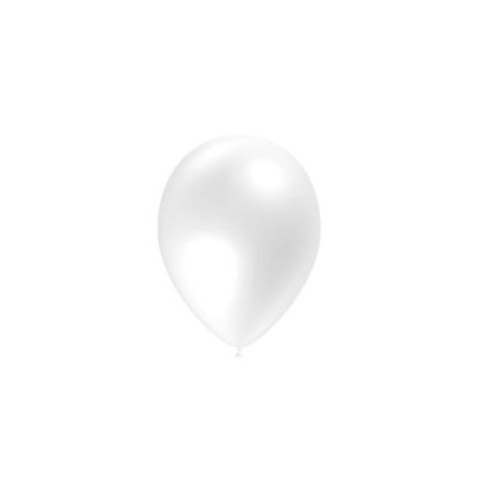 12 BALLONS BLANC DIAMETRE 28CM