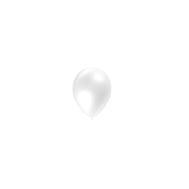 12 BALLONS BLANC DIAMETRE 28CM