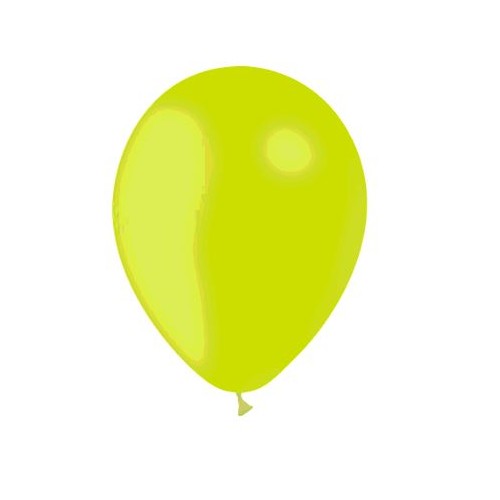 12 BALLONS LIMETTE DIAMETRE 28CM