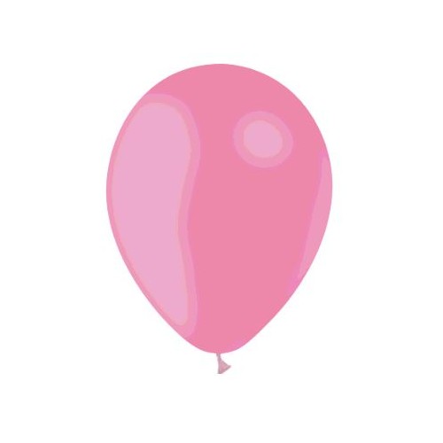 12 BALLONS ROSE DIAMETRE 28CM