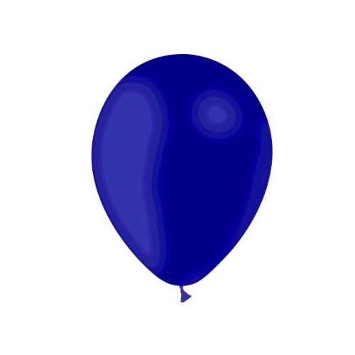 12 BALLONS BLEU MARINE DIAMETRE 28CM