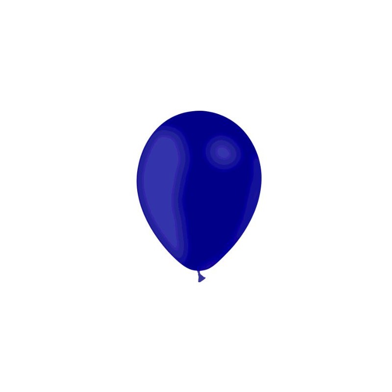 12 BALLONS BLEU MARINE DIAMETRE 28CM