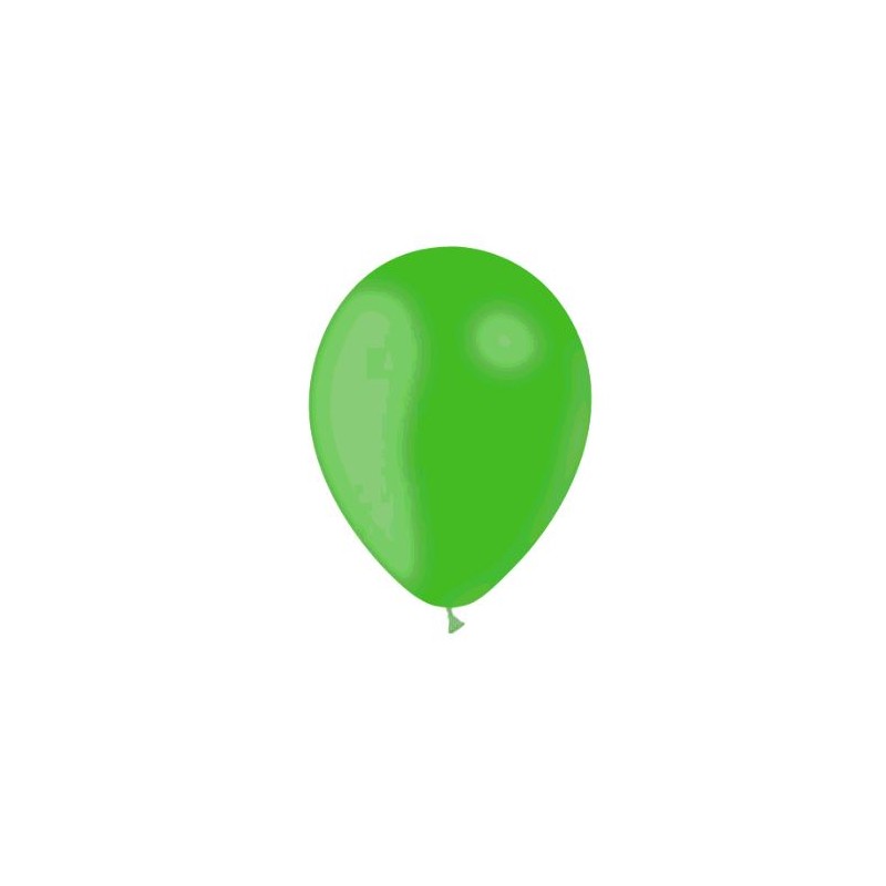 12 BALLONS VERT DIAMETRE 28CM