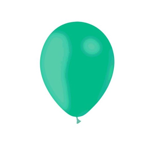 12 BALLONS MENTHE DIAMETRE 28CM