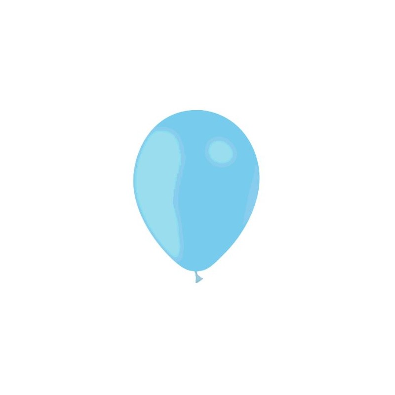 24 BALLONS BLEU CIEL DIAMETRE 28CM