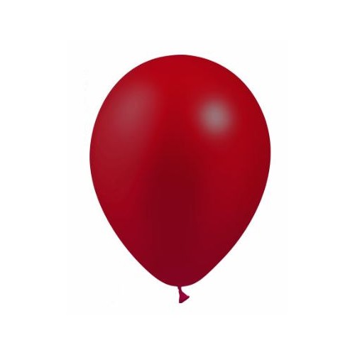 24 BALLONS BORDEAUX DIAMETRE 28CM