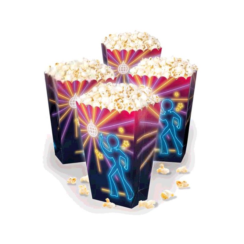 4 BOLS DE POPCORN DISCO