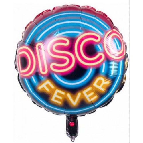 BALLON ALU 'DISCO FEVER"45CM"