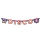 GUIRLANDE LETTRES CARTON DISCO 120CM