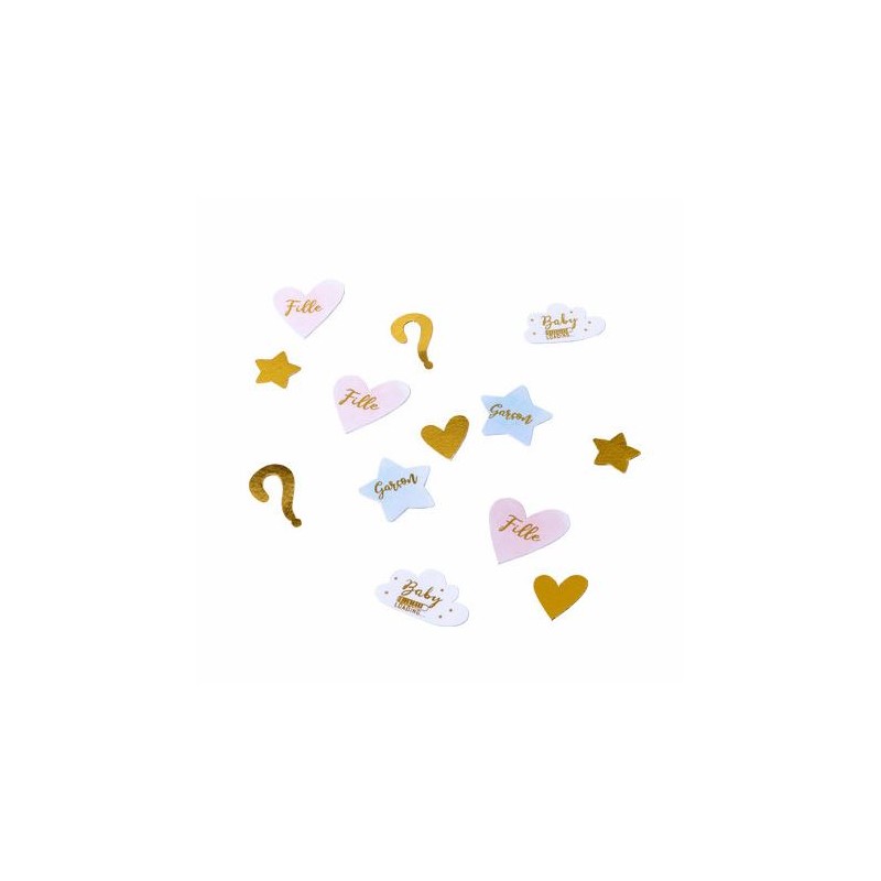 100 CONFETTIS GENDER REVEAL