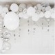 KIT ARCHE BALLONS ARGENT 70 BALLONS