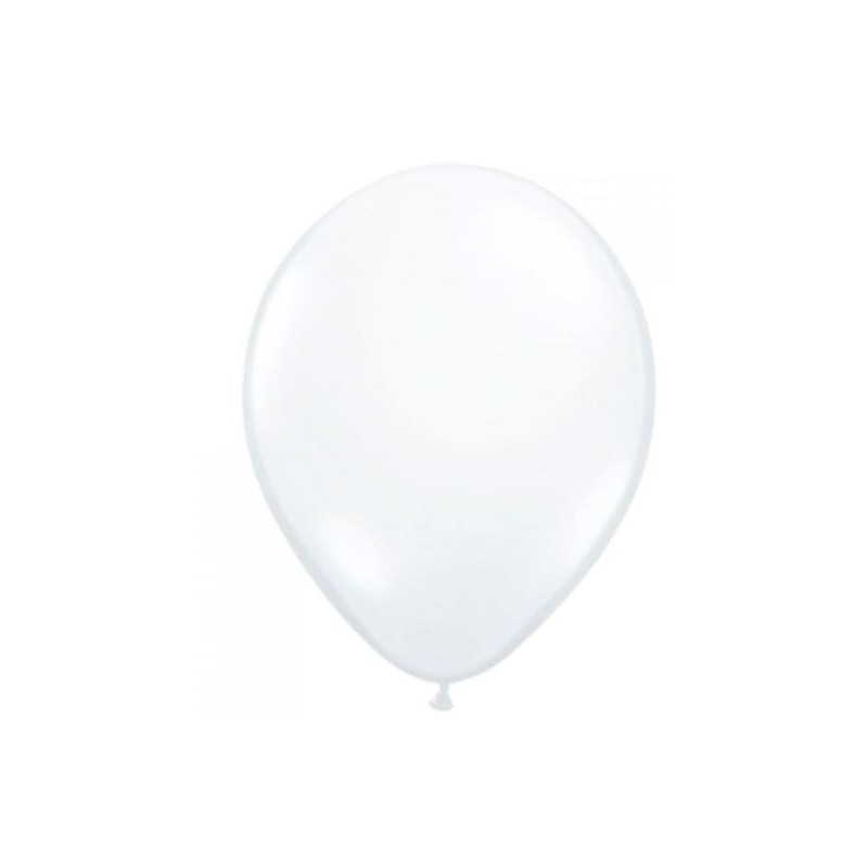 12 BALLONS TRANSPARENT DIAMETRE 28CM