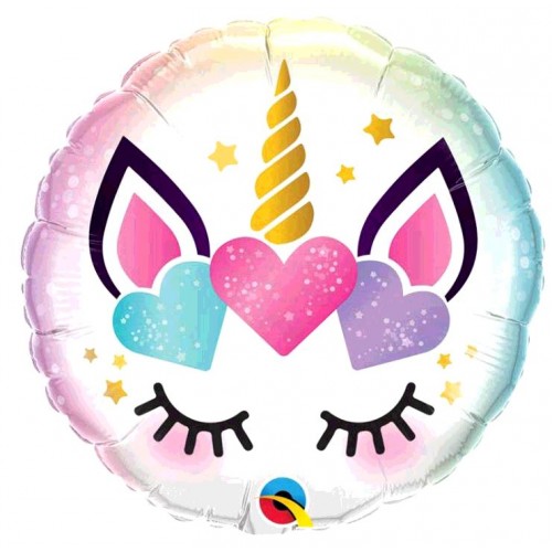 BALLON ALU LICORNE PASTEL - Ouest Fetes