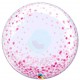 BALLON BUBBLE PINK CONFETTI  DOTS