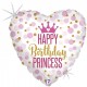 BALLON ALU 18"  HAPPY BIRTHDAY PRINCESS