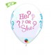 6 BALLONS LATEX HE? OR SHE? DIAMETRE 28CM