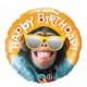 BALLON SMILIN' CHIMP DIAMETRE 45CM