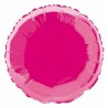 BALLON MYLAR ROND FUSHIA 18"