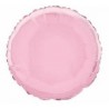 BALLON MYLAR ROND ROSE 18"