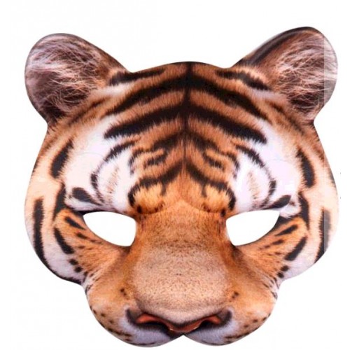 DEMI MASQUE TIGRE