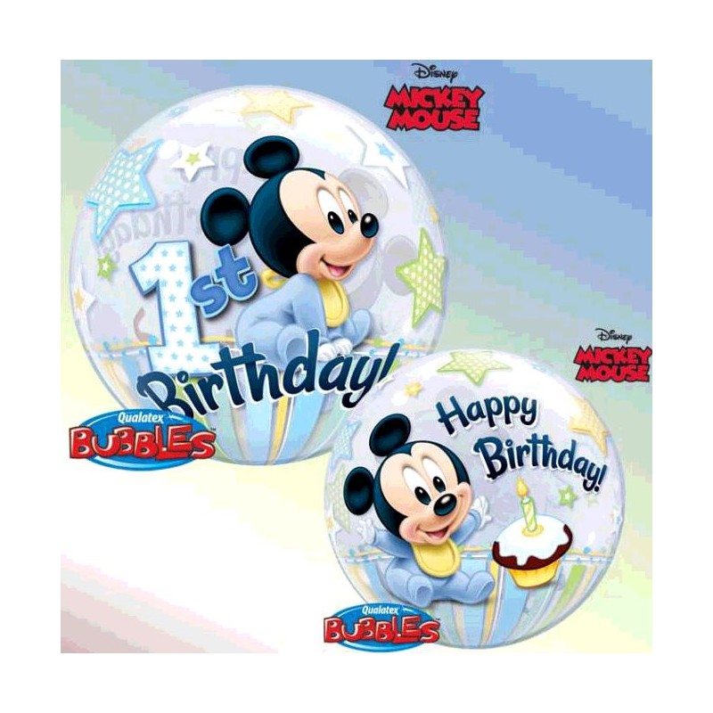 BALLON BUBBLE MICKEY 1 AN