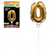 DECO GATEAU BALLON DORE 0