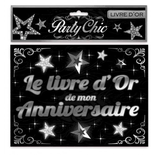 LIVRE D OR ANNIVERSAIRE PARTY CHIC