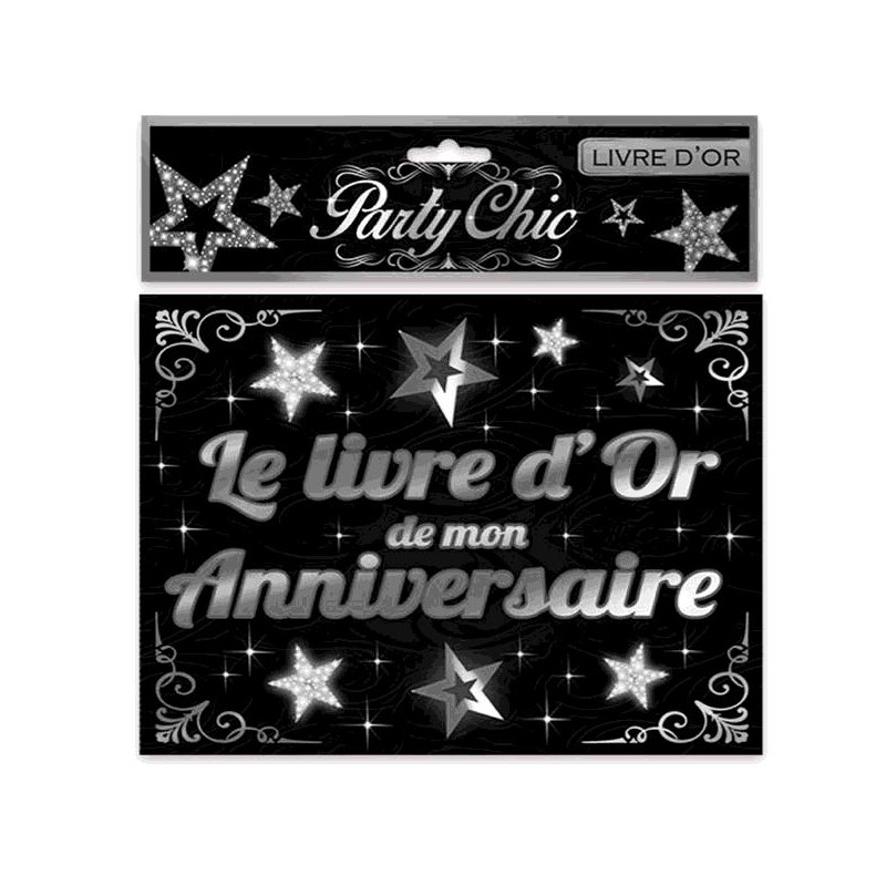 LIVRE D OR ANNIVERSAIRE PARTY CHIC