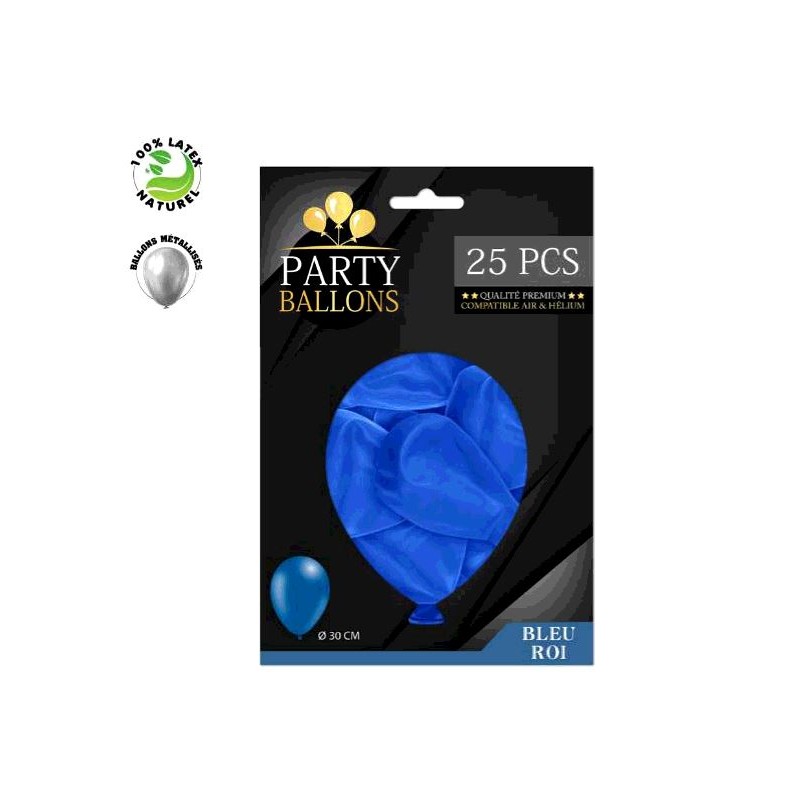 25 BALLONS BLEU MARINE