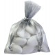 10 SAC ORGANZA GRIS