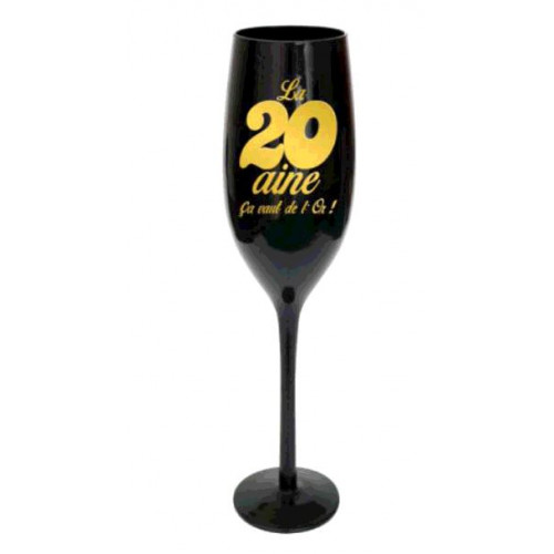 FLUTE NOIRE 20 ANS EN OR