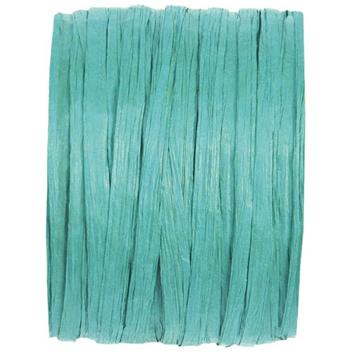 PAPER RAPHIA  TURQUOISE 20M