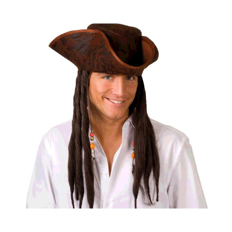 CHAPEAU PIRATE + CHEVEUX