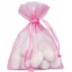 10 SAC ORGANZA ROSE VIF