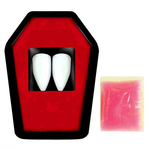 CARTE 2 DENTS VAMPIRE ADHESIFS