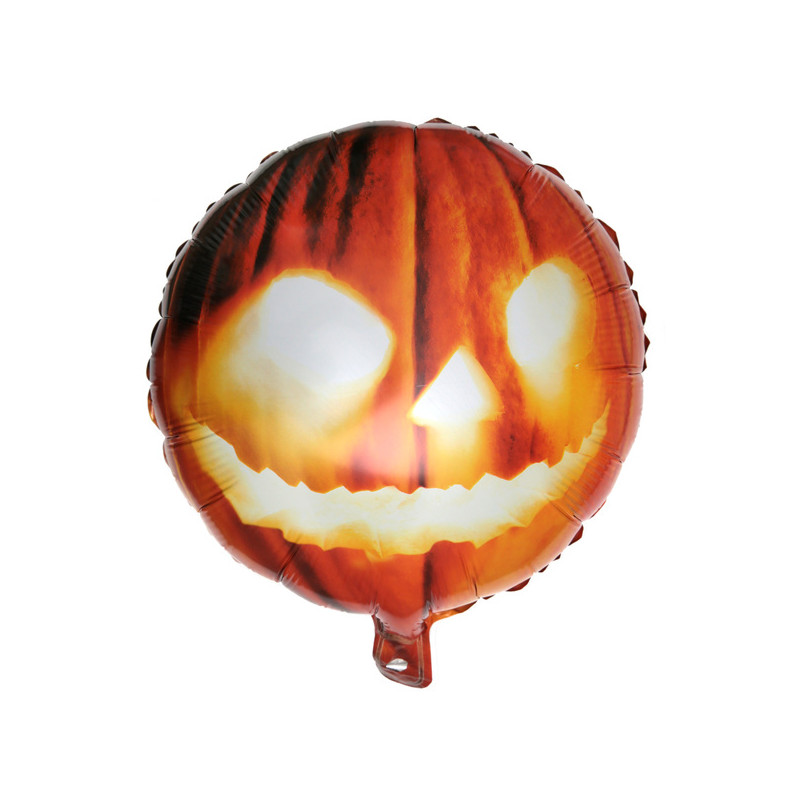 BALLON ALU HALLOWEEN ORANGE