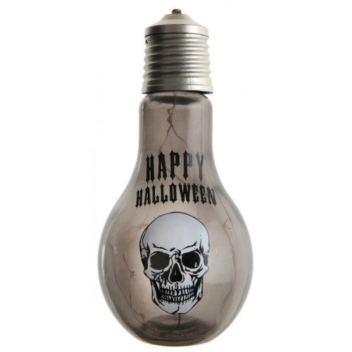 LAMPE TETE DE MORT NOIRE