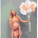 6 BALLONS BABY SHOWER FILLE