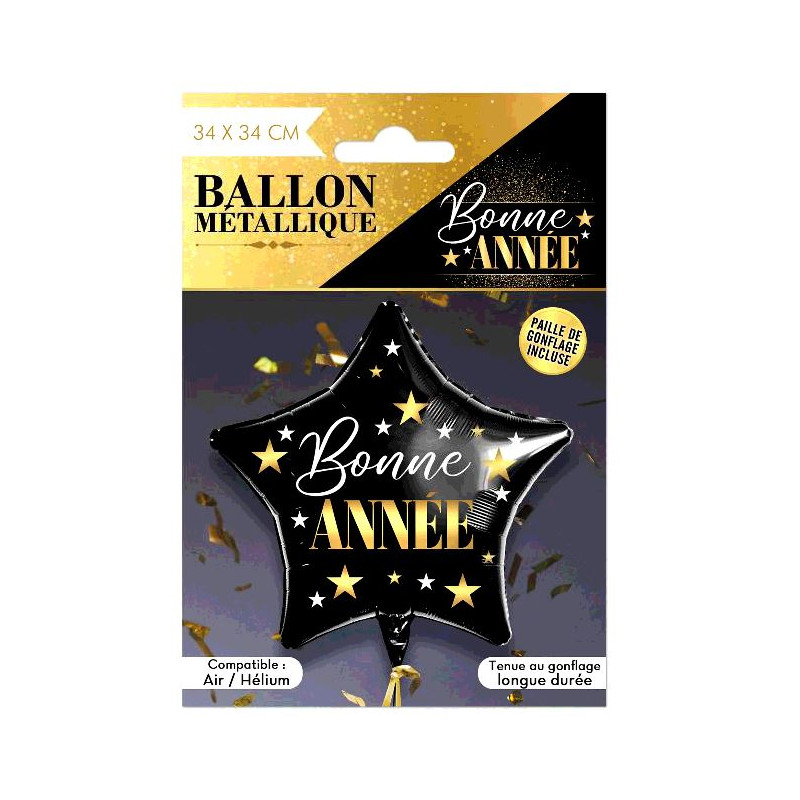 BALLON METAL ETOILE BONNE ANNE