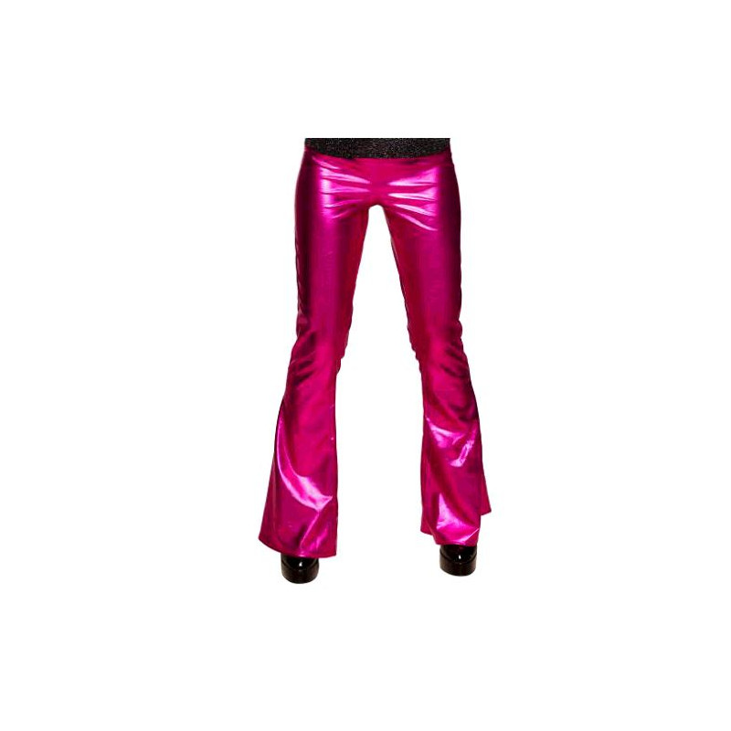 PANTALON ÉVASÉ ROSE VIF M