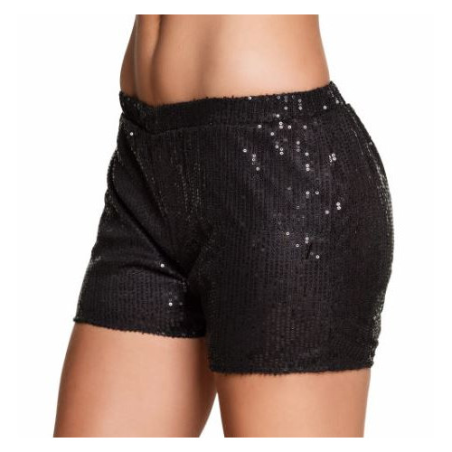 SHORT SEQUINS NOIR
