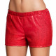 SHORT SEQUINS ROUGE M