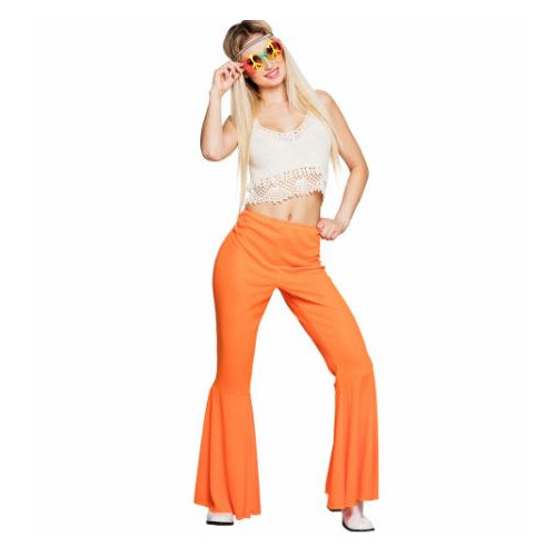 PANTALON EVASE ORANGE TAILLE M