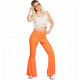 PANTALON EVASE ORANGE TAILLE M