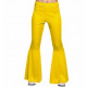 PANTALON ÉVASÉ JAUNE M STRETCH