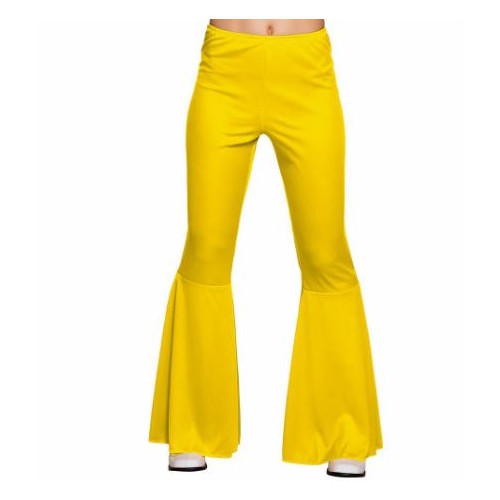 PANTALON ÉVASÉ JAUNE M STRETCH