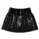 MINI JUPE SEQUINS NOIR