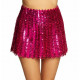 MINI JUPE SEQUINS FUCHSIA