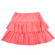 MINI JUPE RUFFLES ROSE FLUO