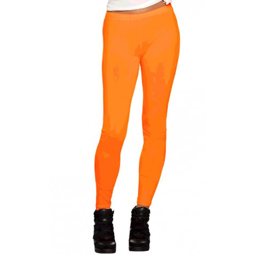 LEGGING ORANGE FLUO STRETCH M